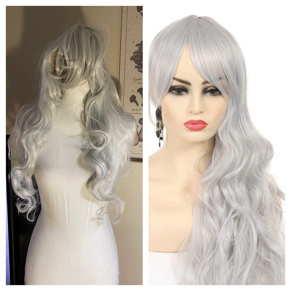 Silver/White Wig